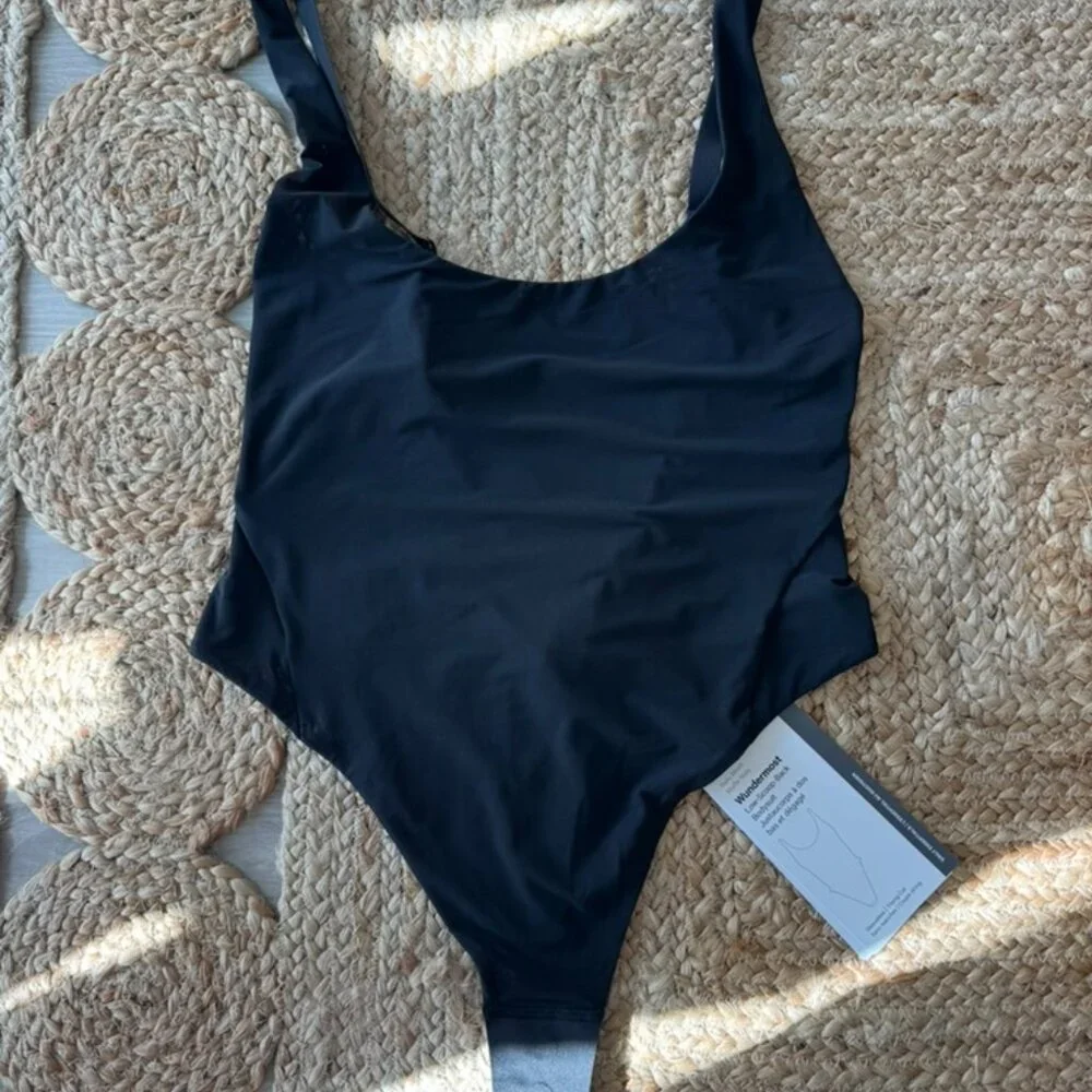 Lululemon Wundermost Nulu Mesh Bodysuit Black Size M New With Tags - Picture 6 of 15
